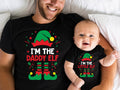 Personalized I'm the Elf Christmas Shirt, Custom Elf Option Matching Family Christmas Tee, Funny Santa Hat Crewneck, Holiday Party Gift