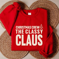 Personalized Funny Christmas Crew Shirt, Custom Crew Title Holiday Tee, Matching Holiday Sweatshirt, Funny Family Outfit, Christmas Gift