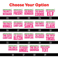Personalized Funny Christmas Crew Shirt, Custom Crew Title Holiday Tee, Matching Holiday Sweatshirt, Funny Family Outfit, Christmas Gift