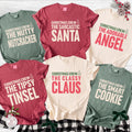 Personalized Funny Christmas Crew Shirt, Custom Crew Title Holiday Tee, Matching Holiday Sweatshirt, Funny Family Outfit, Christmas Gift