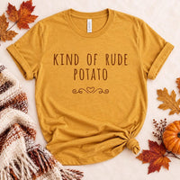 Personalized Potato Thanksgiving Day Shirt, Custom Sweet Crispy Potato Tee, Matching Friendsgiving Shirt, Fall Dinner Tee, Fall Gift