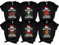 Personalized Most Likely To Family Christmas Shirt, Custom Quote Matching Family Holiday Tee, Retro Santa Hat Crewneck, Gift for Friends