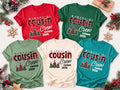 Personalized Cousin Crew Christmas Shirt, Custom Buffalo Plaid Family Tee, Matching Cousin Crew Sweatshirt, Holiday Outfit, Christmas Gift
