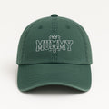 Custom Mummy Embroidered Hat, Personalized Mom Baseball Cap, Chain Stitch Outline Dad Hat, Mama Gift for Mothers Day, New Mom Gift