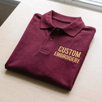 Custom Embroidered Polo Shirt for Business Owners, Personalized Polo Shirts for Office Wear, Team Events, Daily Wear, Corporate Events