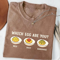Personalized Which Egg Are You Shirt, Custom Deviled Egg Thanksgiving Tee, Funny Food Group Top, Friendsgiving Matching Outfit, Funny Gift