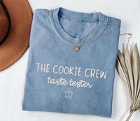 Personalized Cookie Crew Christmas Tee, Custom Baking Role Holiday Shirt, Gingerbread Crew Matching Tee, Xmas Gift for Home Bakers