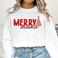 Personalized Merry Family Sweatshirt, Custom Role Christmas Sweatshirt, Matching Holiday Family Sweater, Festive Gift for Loved Ones
