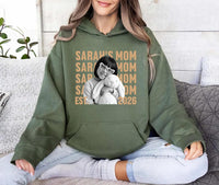 Personalized Custom Photo Mom Sweatshirt, Custom Child Name Est 2026 Shirt, Photo Mama Hoodie, Mother's Day Gift, Gift for New Mom