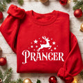 Personalized Santa Reindeer Name Shirt, Custom Reindeer Crew Christmas Tee, Star Vintage Sweatshirt, Xmas Pajama Top, Gift for Family