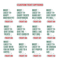 Most Likely To Vet Tech Shirt, Funny Veterinarian Matching Tee, Vet Humor Custom Wording Top, Animal Lover Gift, Animal Care Team Shirt