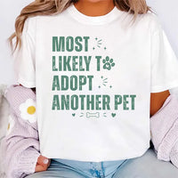 Most Likely To Vet Tech Shirt, Funny Veterinarian Matching Tee, Vet Humor Custom Wording Top, Animal Lover Gift, Animal Care Team Shirt