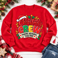 Christmas Crew Making Memories Sweatshirt, Festive Matching Family Shirt, Santa Hat Crew Lettering Top, Holiday Party Outfit, Christmas Gift