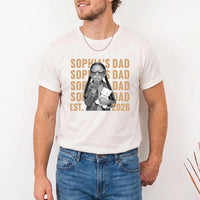 Personalized Custom Photo Dad Shirt, Custom Name Est 2026 Photo Tee, Retro Daddy Picture Shirt, Father's Day Outfit, Gift for New Dad
