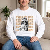 Personalized Custom Photo Dad Shirt, Custom Name Est 2026 Photo Tee, Retro Daddy Picture Shirt, Father's Day Outfit, Gift for New Dad