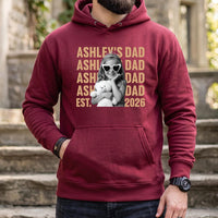 Personalized Custom Photo Dad Shirt, Custom Name Est 2026 Photo Tee, Retro Daddy Picture Shirt, Father's Day Outfit, Gift for New Dad