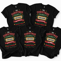 Custom Christmas Family Awards Shirt, Funny Excellence in Blaming Kids Tee, Marquee Holiday Shirt, Christmas Party Outfit, Funny Gift