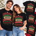 Custom Christmas Family Awards Shirt, Funny Excellence in Blaming Kids Tee, Marquee Holiday Shirt, Christmas Party Outfit, Funny Gift
