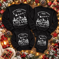 Personalized Lapland 2026 Sweatshirt, Custom Name Family Christmas Tee, Magical Memories Shirt, Holiday Family Outfit, Christmas Gift