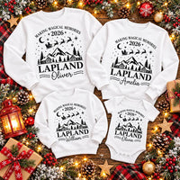 Personalized Lapland 2026 Sweatshirt, Custom Name Family Christmas Tee, Magical Memories Shirt, Holiday Family Outfit, Christmas Gift
