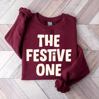 Custom The Festive One Shirt, Matching Family Christmas Tee, Funny Holiday Group Shirt, Christmas Pajama Party Outfit, Holiday Gift