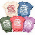 Personalized Merry Cruisemas Tee, Custom Family Name Year Shirt, Retro Cruise Ship Graphic, Sailing Vacation Gift, Holiday Trip Gift