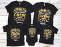 Personalized New Year Crew 2027 Shirt, Custom Name NYE Tee, Gold Fireworks Marquee Shirt, Matching Family NYE Outfit, Holiday Party Gift