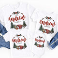Personalized Family Christmas Sweatshirt, Custom Last Name Winter Sled Shirt, Vintage Sled Holiday Crewneck, Christmas Gift for Family