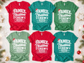 Personalized Family Christmas Crew 2026 Shirt, Custom Santa Hat Name Tee, Matching Family Holiday Outfit, Christmas Gift for Loved Ones