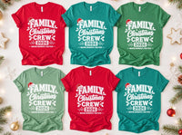 Personalized Family Christmas Crew 2026 Sweatshirt, Custom Santa Hat Name Tee, Matching Family Holiday Outfit, Christmas Gift for Loved Ones