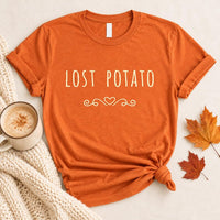 Personalized Potato Thanksgiving Day Shirt, Custom Sweet Crispy Potato Tee, Matching Friendsgiving Shirt, Fall Dinner Tee, Fall Gift