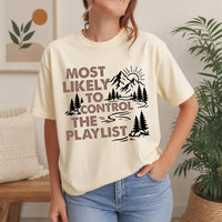 Personalized Most Likely To Road Trip Shirt, Custom Phrase Family Vacation Road Trip Tee, Funny Mountain Crewneck, Gift for Family