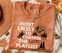 Personalized Most Likely To Road Trip Shirt, Custom Phrase Family Vacation Road Trip Tee, Funny Mountain Crewneck, Gift for Family