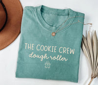 Personalized Cookie Crew Christmas Tee, Custom Baking Role Holiday Shirt, Gingerbread Crew Matching Tee, Xmas Gift for Home Bakers
