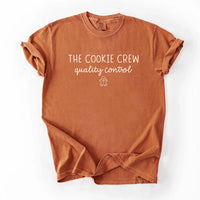 Personalized Cookie Crew Christmas Tee, Custom Baking Role Holiday Shirt, Gingerbread Crew Matching Tee, Xmas Gift for Home Bakers