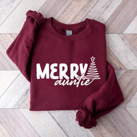 Personalized Merry Family Sweatshirt, Custom Role Christmas Sweatshirt, Matching Holiday Family Sweater, Festive Gift for Loved Ones