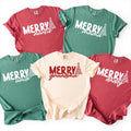 Personalized Merry Family Sweatshirt, Custom Role Christmas Sweatshirt, Matching Holiday Family Sweater, Festive Gift for Loved Ones