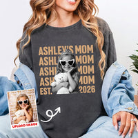 Personalized Custom Photo Mom Sweatshirt, Custom Child Name Est 2026 Shirt, Photo Mama Hoodie, Mother's Day Gift, Gift for New Mom