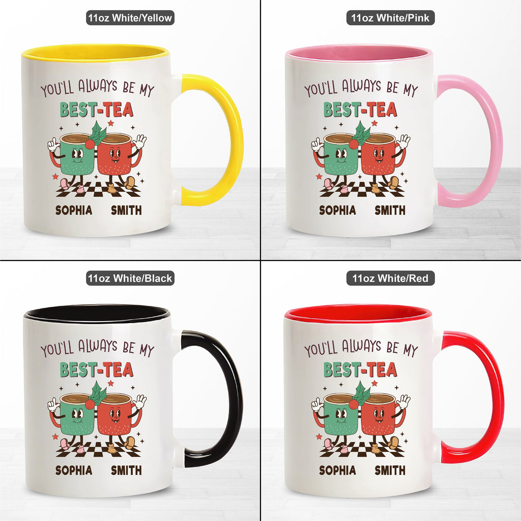 Personalized Best Friend Mug, Customized Bestie Mug, Best Friend Friendship Mug Gift, Friends Mug With Custom Name, Birthday, Christmas Gift