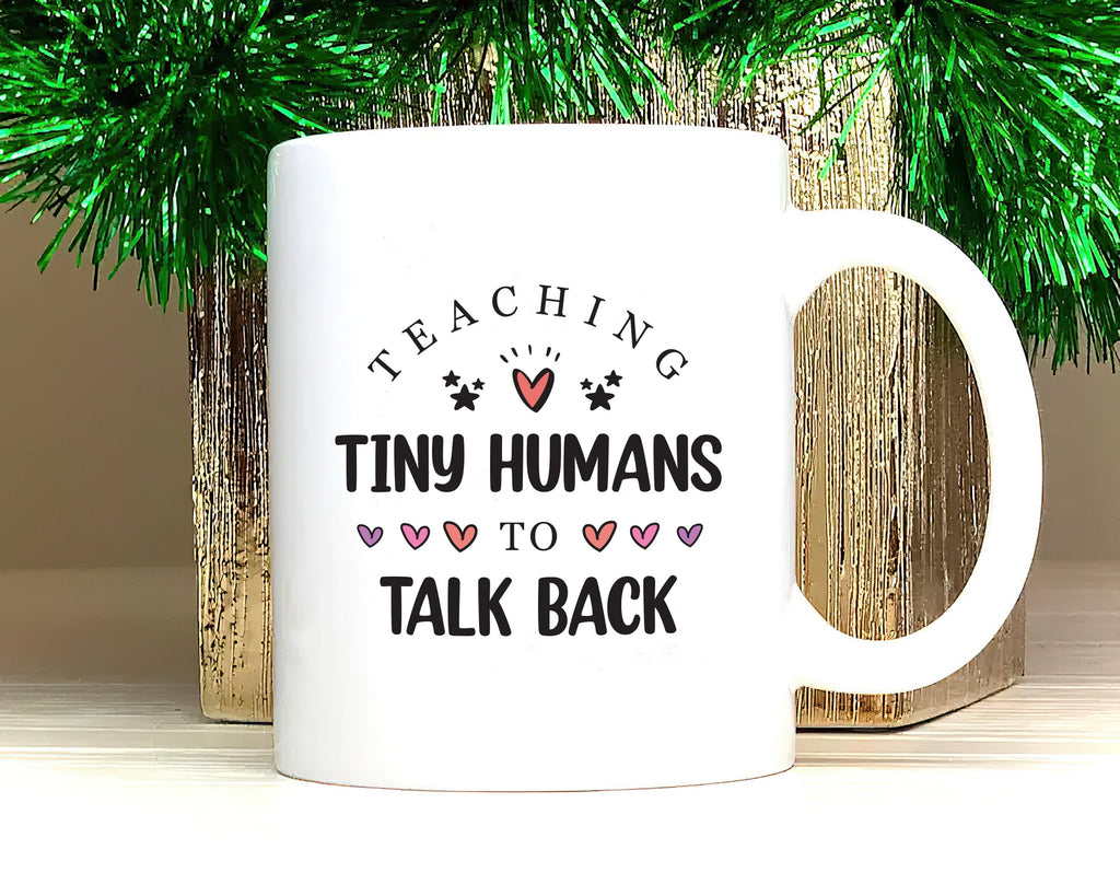 Teaching Tiny Humans Coffee Mug - Perfect Speech Therapy Gift for Pediatric SLPs, Child Speech Therapist Appreciation, SLP Graduation Gift