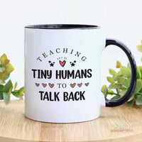 Teaching Tiny Humans Coffee Mug - Perfect Speech Therapy Gift for Pediatric SLPs, Child Speech Therapist Appreciation, SLP Graduation Gift