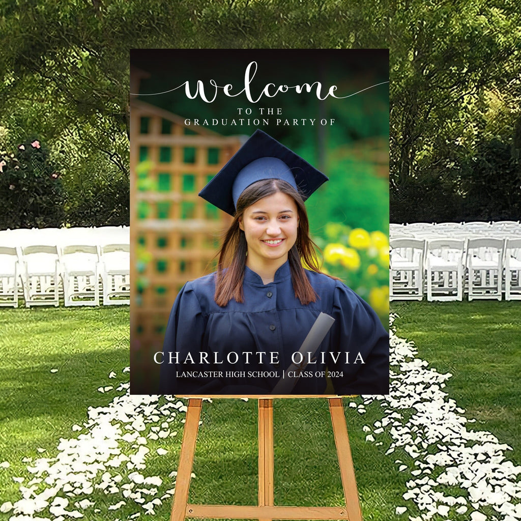 Custom Graduation Foamboard Poster Sign Photo, Personalized Class of 2 ...