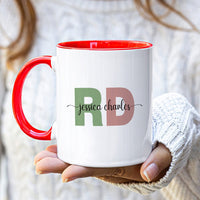 Personalized RD Mug, Custom Registered Dietitian Coffee Mug, Dietitian Graduation, Dietitian Grad Gift, Appreciation Gift, Dietitian Gifts