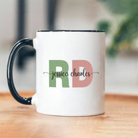 Personalized RD Mug, Custom Registered Dietitian Coffee Mug, Dietitian Graduation, Dietitian Grad Gift, Appreciation Gift, Dietitian Gifts