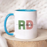 Personalized RD Mug, Custom Registered Dietitian Coffee Mug, Dietitian Graduation, Dietitian Grad Gift, Appreciation Gift, Dietitian Gifts