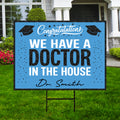 Personalized Graduation Yard Sign 2026, Graduate 2026, Class of 2026, Custom Doctor of Pharmacy Graduation 2026 Yard Sign with Metal H-Stake