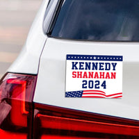 Kennedy Shanahan 2024 Car Magnet, RFK Jr. Magnet, President Election 2024, Robert F. Kennedy Jr For President 2024 Vehicle Magnet, 6" x 4.5"