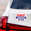 Kennedy Shanahan 2024 Car Magnet, RFK Jr. Magnet, President Election 2024, Robert F. Kennedy Jr For President 2024 Vehicle Magnet, 6