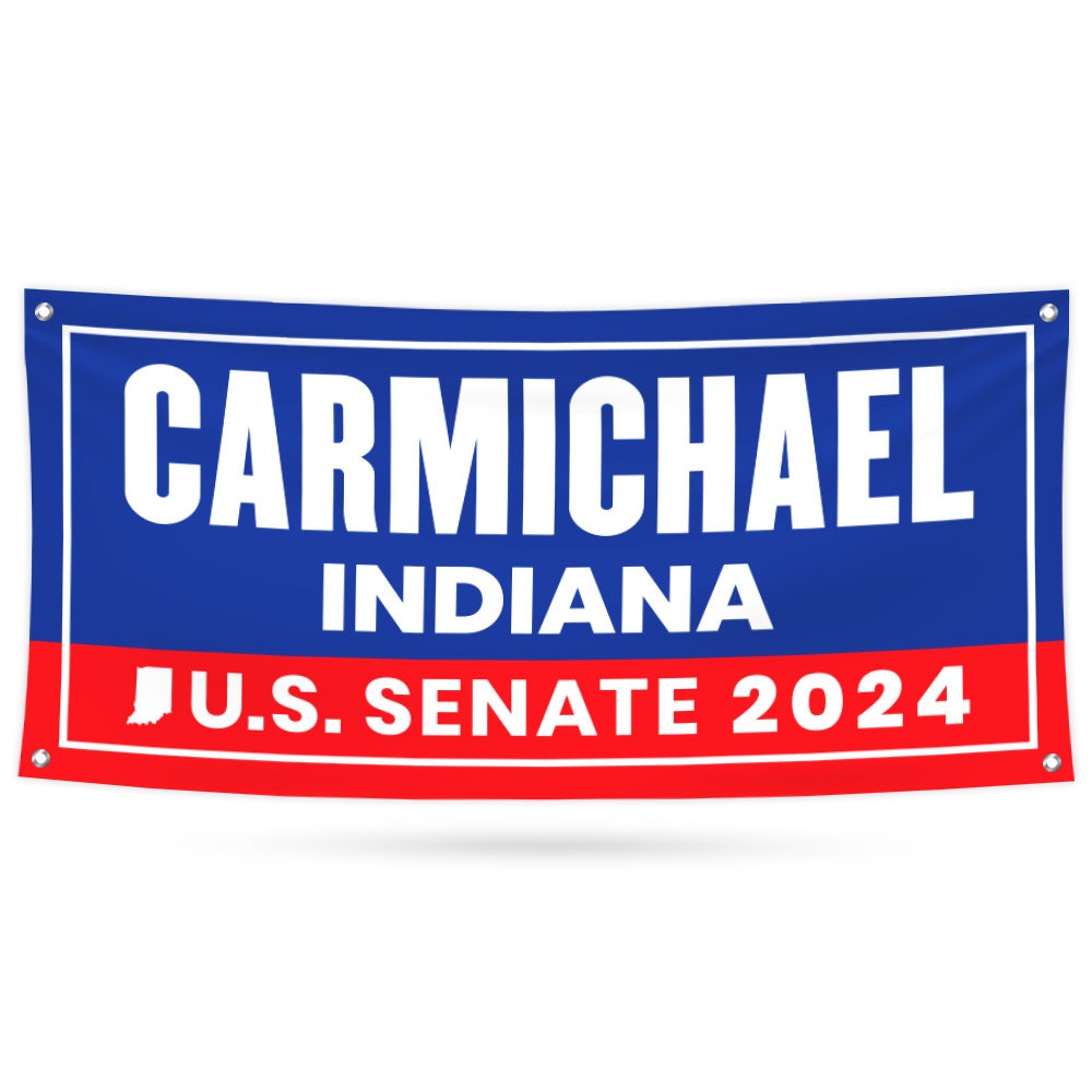 a political political banner with the name of the president of the united states