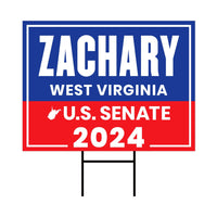 a political sign with the name of the state of arizona